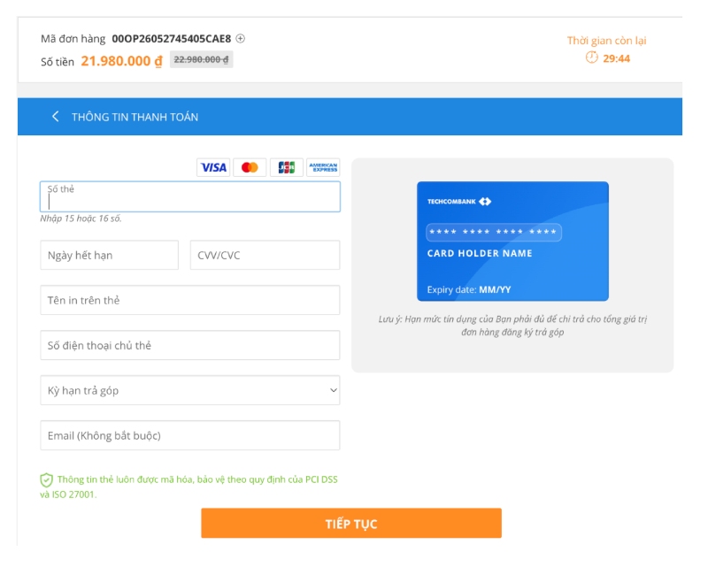 Thanh toán qua thẻ tín dụng LPBank JCB giảm đến 600.000Đ Thanh toán qua thẻ tín dụng LPBank JCB giảm đến 600.000Đ