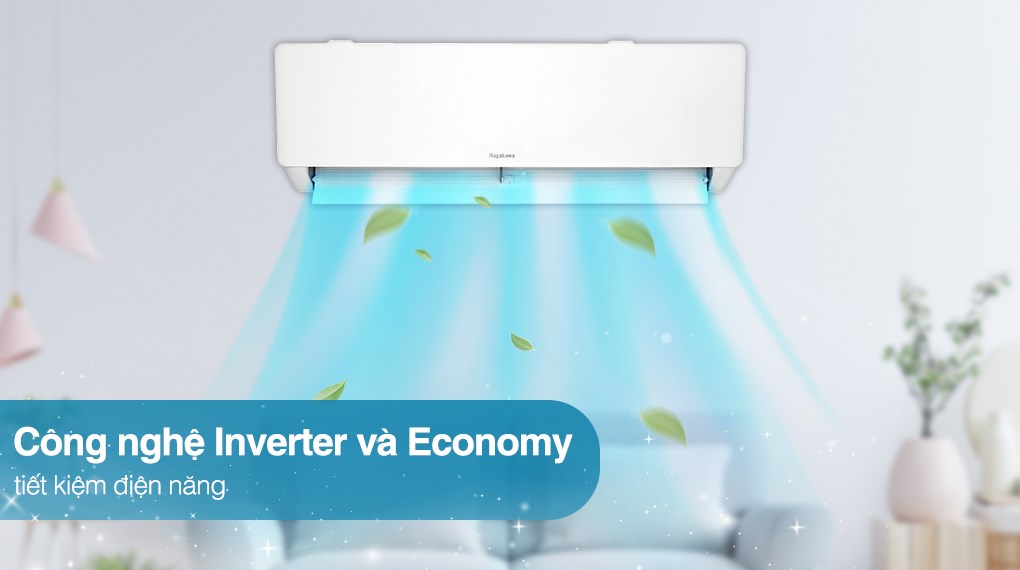 Điều hòa Nagakawa 18000 BTU NIS-C18R2T28 dàn tản nhiệt ống đồng nguyên chất rãnh xoắn