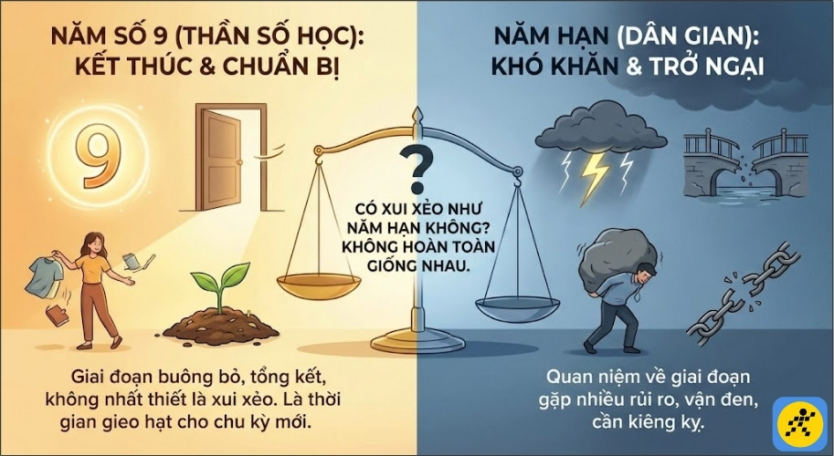 Năm cá nhân số 9 không nhất định sẽ mang lại những điều xui xẻo