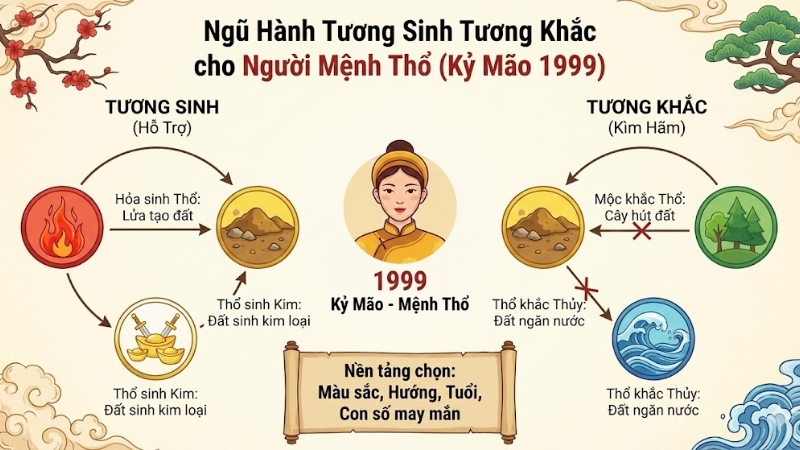 Hỏa sinh Thổ, Thổ sinh Kim Hỏa sinh Thổ, Thổ sinh Kim