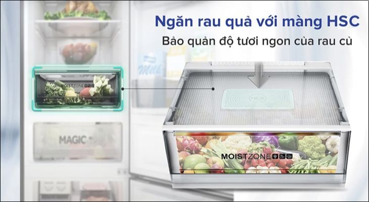 Với công nghệ HCS, bạn không còn phải lo lắng về tình trạng rau nhanh héo, úng nước hay khô héo chỉ sau vài ngày