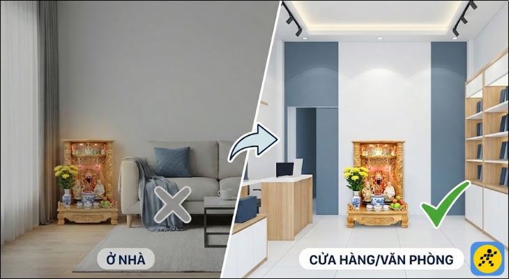 Nếu bạn có địa điểm kinh doanh riêng như cửa hàng, văn phòng công ty thì nên ưu tiên thực hiện lễ cúng tại đó Nếu bạn có địa điểm kinh doanh riêng như cửa hàng, văn phòng công ty thì nên ưu tiên thực hiện lễ cúng tại đó