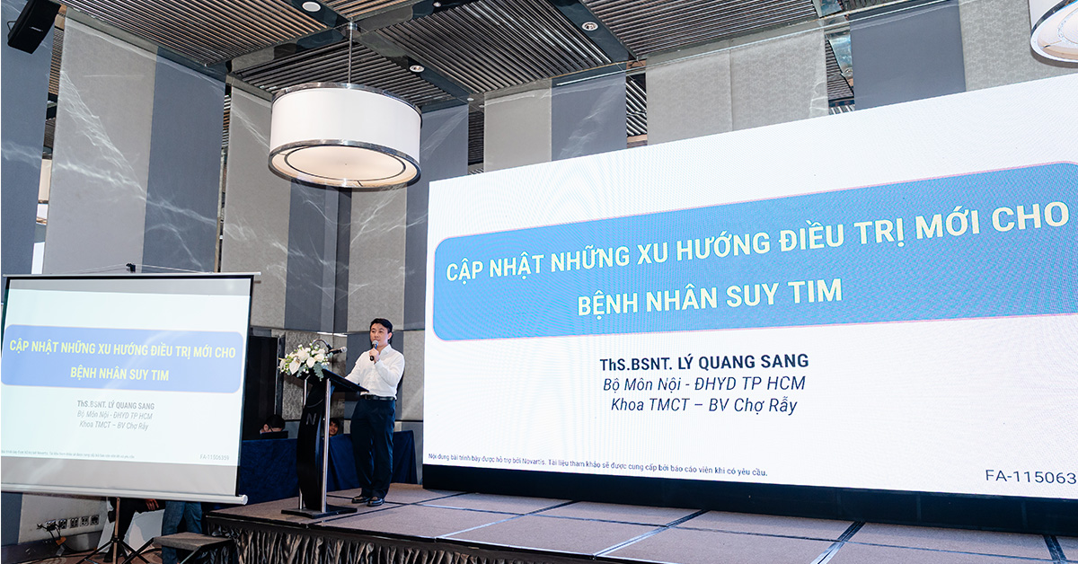 ThS.BS. Lý Quang Sang với chuyên đề “Cập nhật những xu hướng điều trị mới cho bệnh nhân suy tim”
