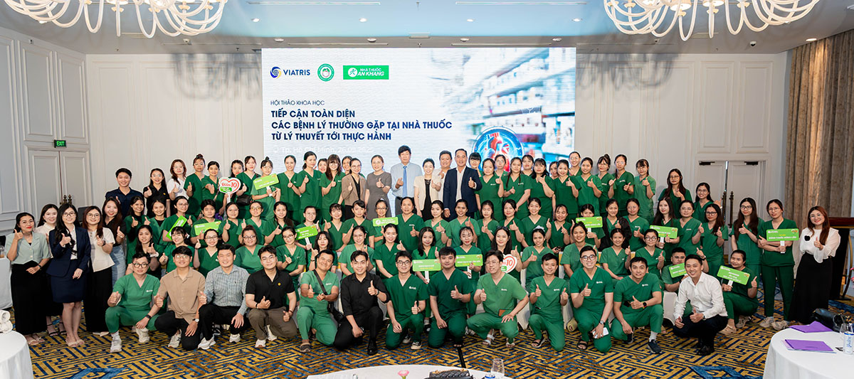 Nhà thuốc An Khang phối hợp cùng Công ty Viatris tổ chức buổi hội thảo khoa học