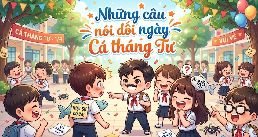 Những câu nói dối ngày Cá tháng Tư kinh điển