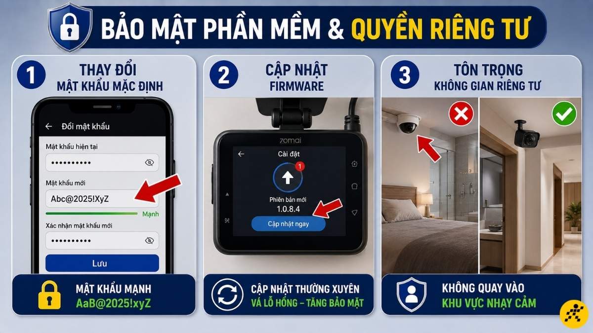 Bảo mật phần mềm v&agrave; quyền ri&ecirc;ng tư