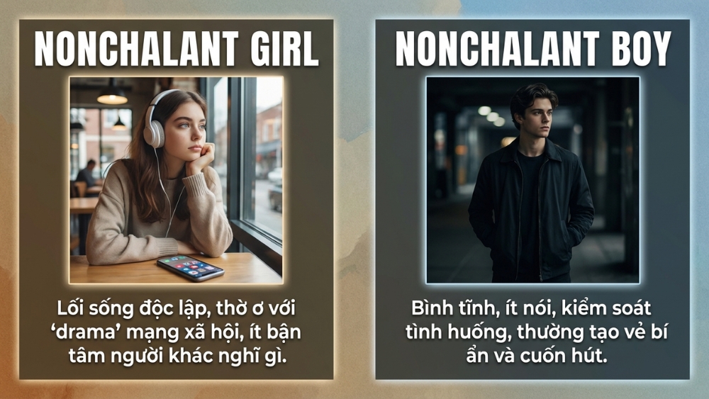 Nonchalant girl/boy