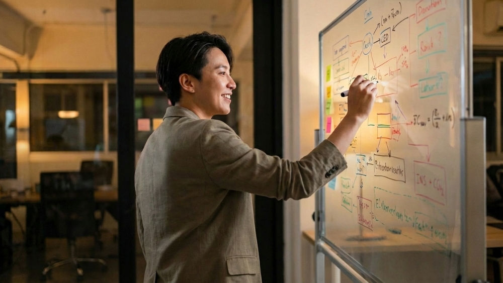 Nonchalant m&ocirc; tả sự tự tin v&agrave; điềm tĩnh tuyệt đối về mặt t&iacute;ch cực