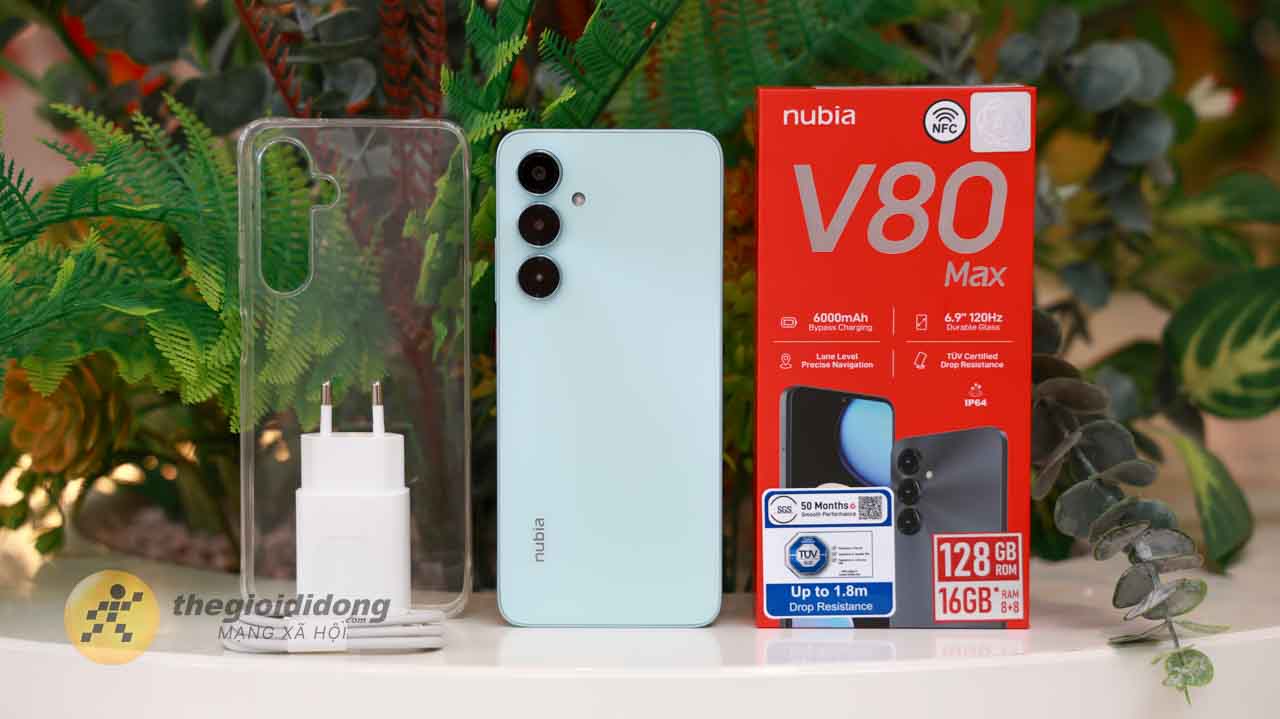 Trên tay Nubia V80 Max