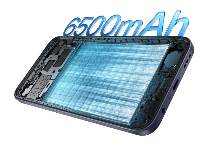 OPPO A6x được trang bị viên pin khủng lên đến 6500 mAh