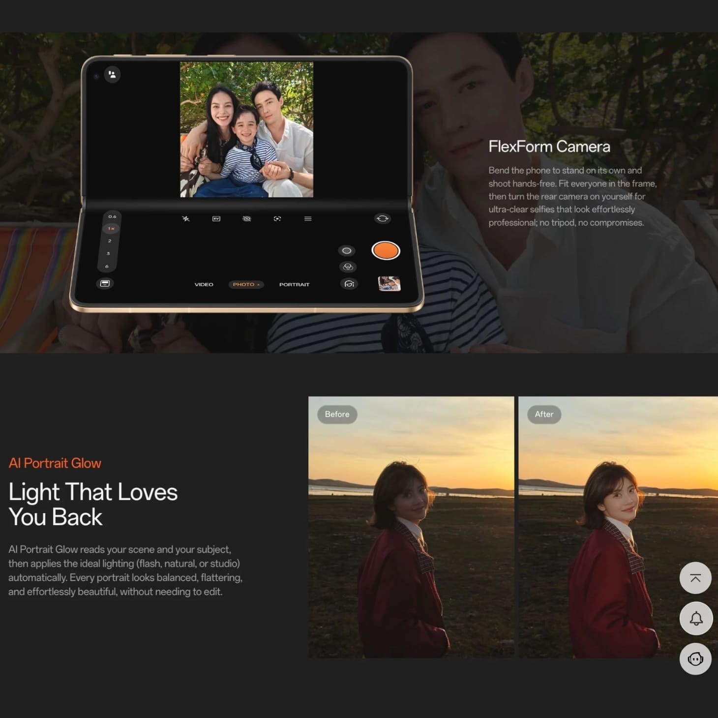 Camera của OPPO Find N6 được cải tiến tối ưu Camera của OPPO Find N6 được cải tiến tối ưu