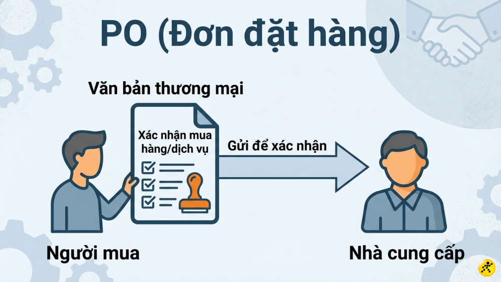 PO (Purchase Order) l&agrave; Đơn đặt h&agrave;ng