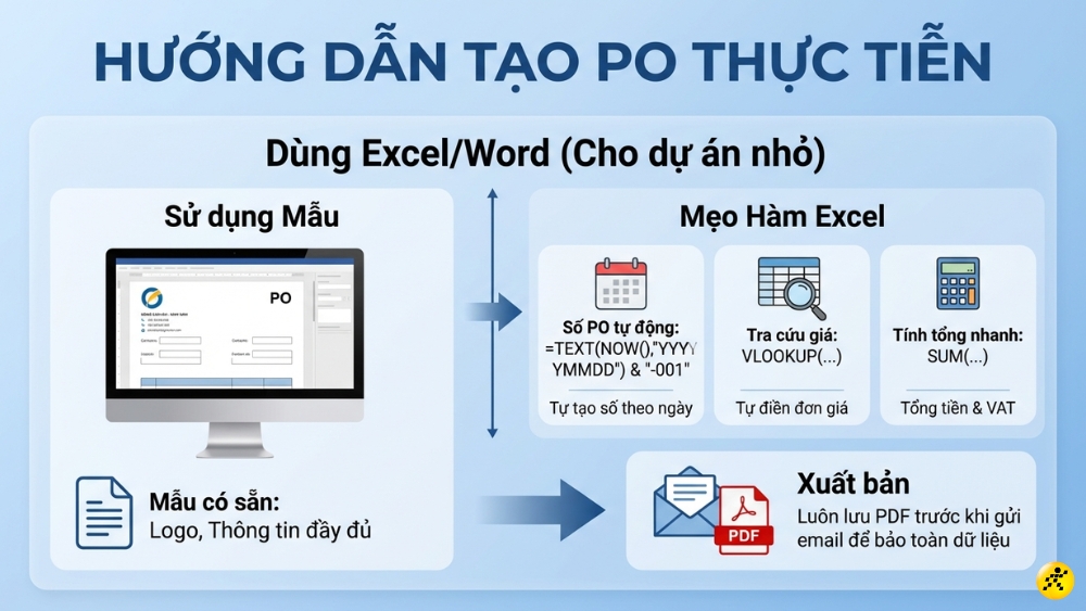 Sử dụng Excel/Word