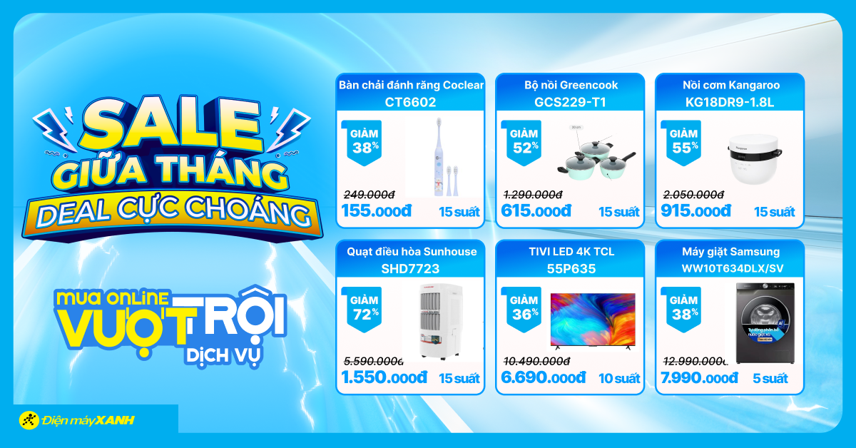 SALE GIỮA THÁNG - DEAL CỰC CHOÁNG