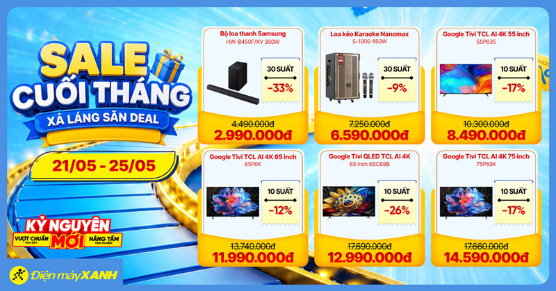 SALE CUỐI TH&Aacute;NG - XẢ L&Aacute;NG SĂN DEAL