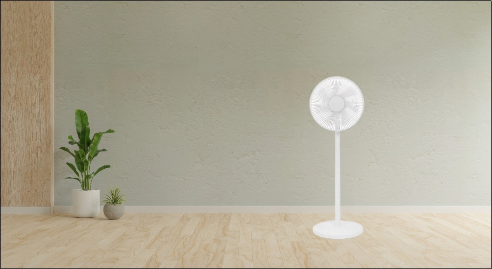 Quạt cây Xiaomi Smart Standing Fan 2 Lite 7 cánh PYV4007GL có tầm thổi xa hỗ trợ làm mát đều khắp không gian
