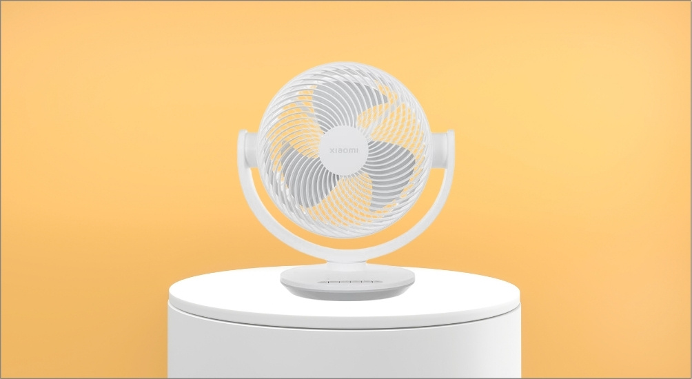 Quạt tuần hoàn Xiaom BHR9872EU có thể điều khiển từ xa qua ứng dụng Wi-Fi tăng tính tiện lợi khi dùng