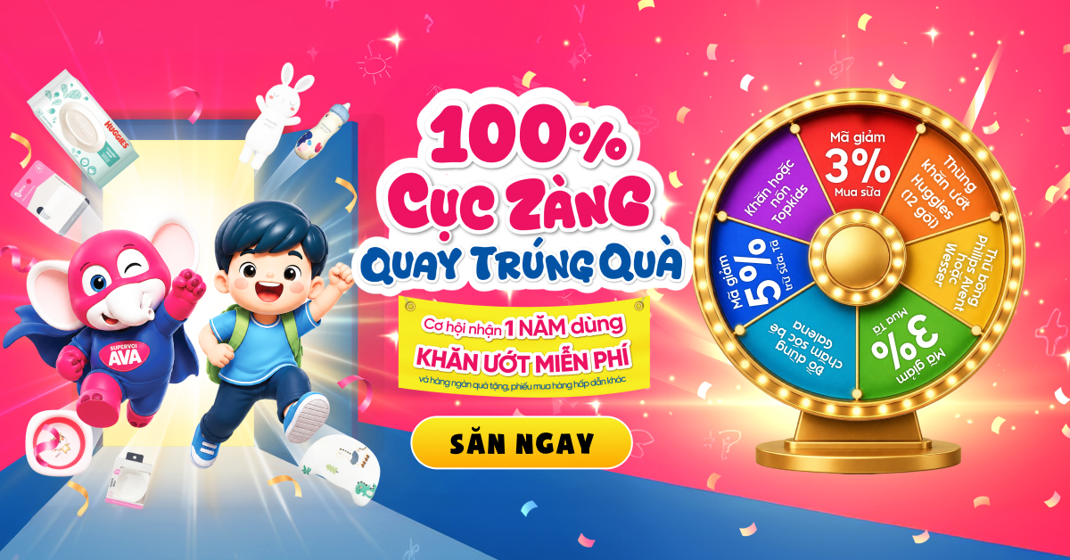 Minigame quay là trúng duy nhất tại AVAKids