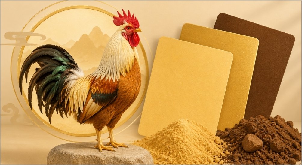 Màu vàng cát, vàng hoàng kim và nâu đất là những lựa chọn tương sinh tuyệt vời nhất cho tuổi Quý Dậu 1993