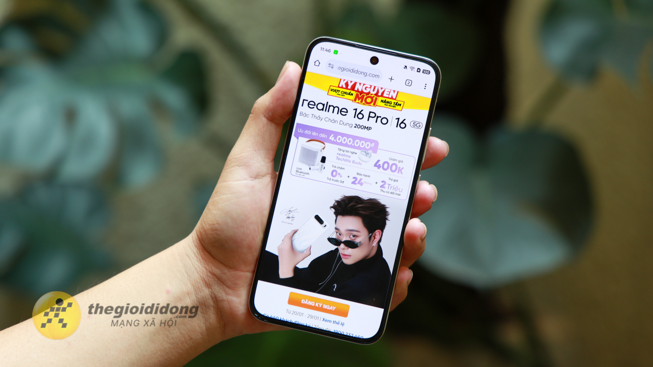 Trên Tay Realme 16 5G: Thiết Kế Camera Có Gương Cầu Lồi Độc Đáo