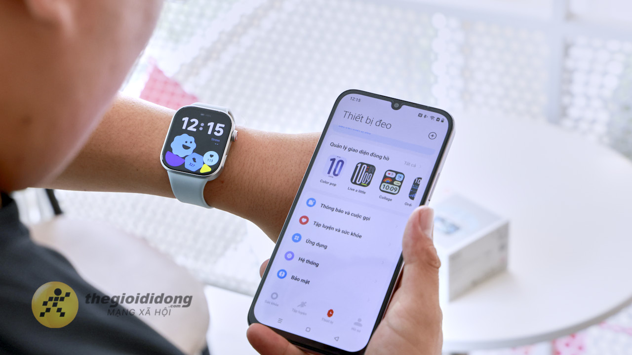 Trên tay Xiaomi Redmi Watch 6: Thiết kế hiện đại, màn hình lớn 2.02 inch, pin bền 24 ngày