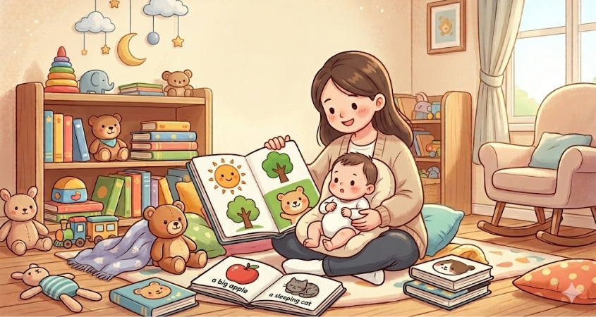 Chọn sách Ehon cho bé làm quen dần