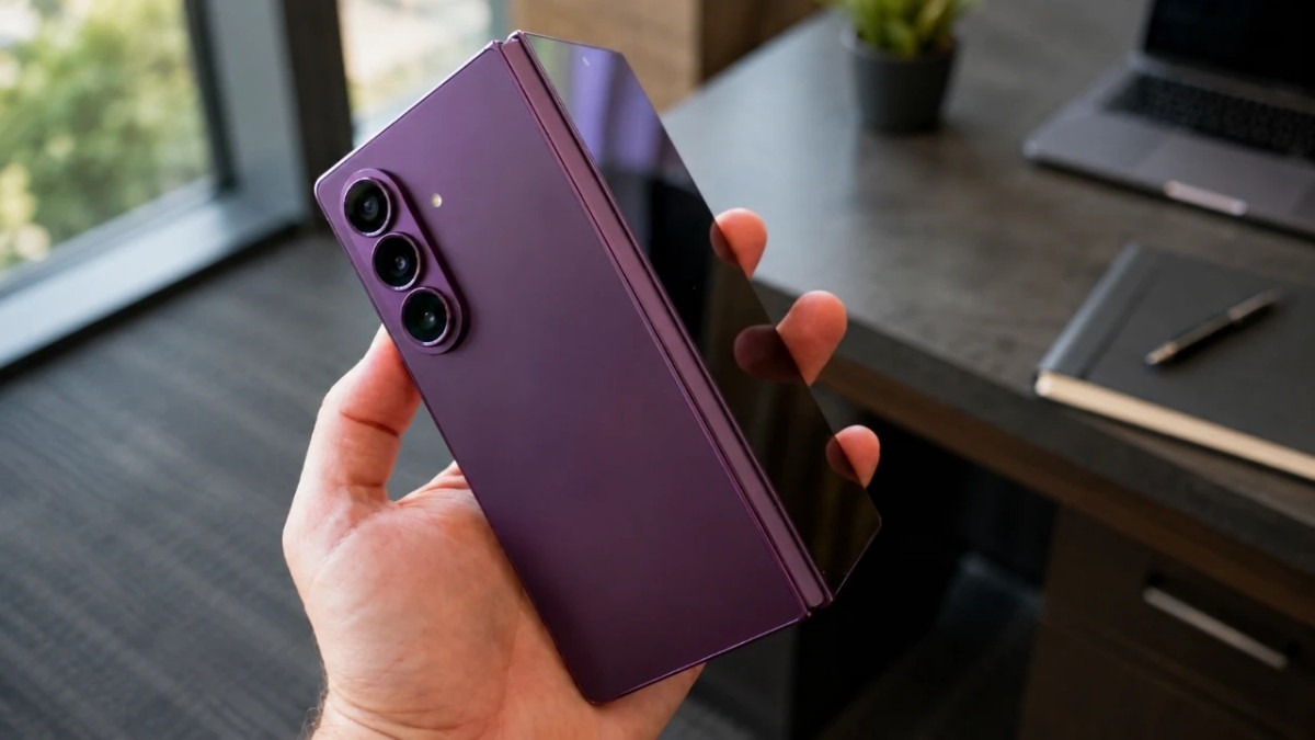 Samsung Galaxy Z Fold 8 Ultra M&agrave;u T&iacute;m (Purple) - H&igrave;nh minh hoạ
