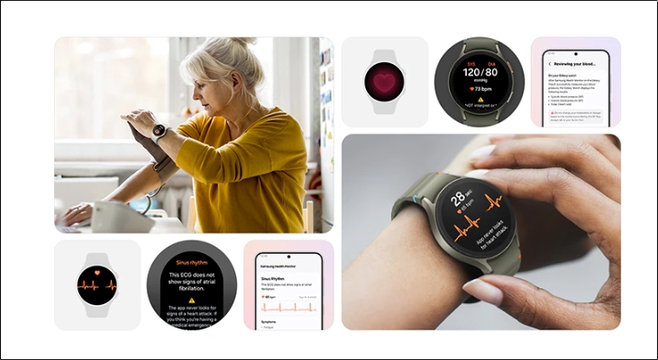 Samsung Health hoạt động dựa trên việc thu thập, xử lý dữ liệu từ thiết bị và người dùng, sau đó cung cấp thông tin hữu ích
