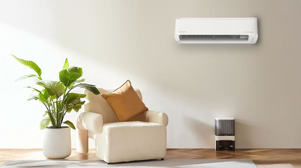 Điều hòa Sharp Inverter 9000 BTU AH-X10DEW công suất 9000 BTU phù hợp cho phòng ngủ diện tích nhỏ