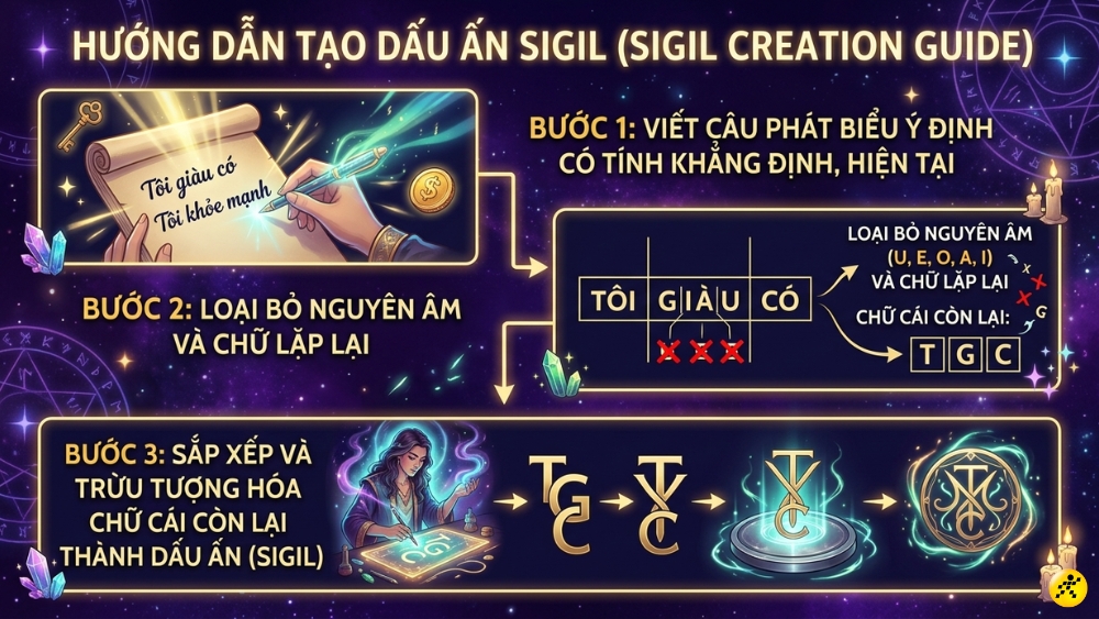 Tạo Sigil dựa tr&ecirc;n c&acirc;u &yacute; định