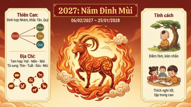 2027 là năm Đinh Mùi 2027 là năm Đinh Mùi