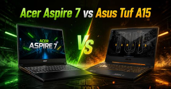 Chọn Acer Aspire 7 nếu yêu thích ngoại hình hiện đại, chọn Asus Tuf A15 nếu đam mê sự hầm hố Chọn Acer Aspire 7 nếu yêu thích ngoại hình hiện đại, chọn Asus Tuf A15 nếu đam mê sự hầm hố