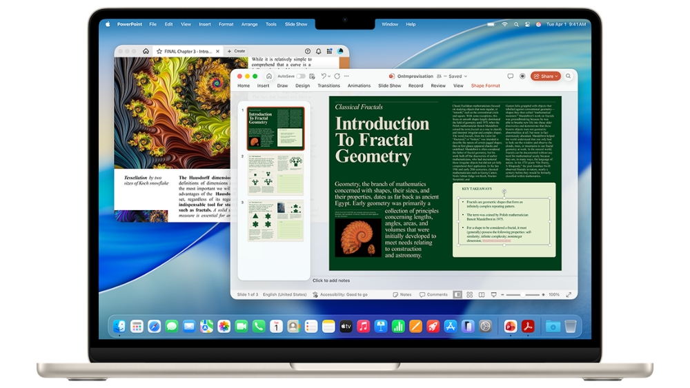 T&aacute;c vụ AI xử l&yacute; mượt m&agrave; tr&ecirc;n MacBook Air M5 - Ảnh: Apple.com