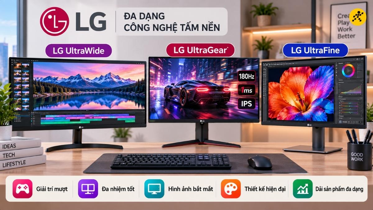 LG c&oacute; lợi thế lớn về c&ocirc;ng nghệ tấm nền