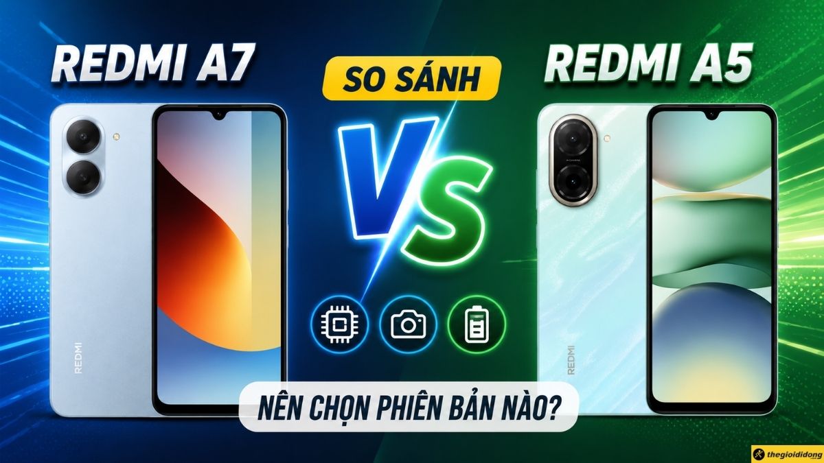 Xiaomi Redmi A7 với Xiaomi Redmi A5 Xiaomi Redmi A7 với Xiaomi Redmi A5