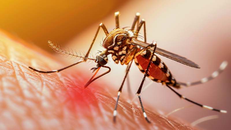 Virus sốt xuất huyết chủ yếu lây truyền sang người thông qua vết cắn của muỗi Aedes aegypti