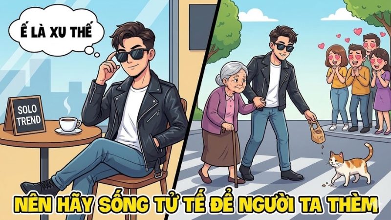 Cap ngầu h&agrave;i hước