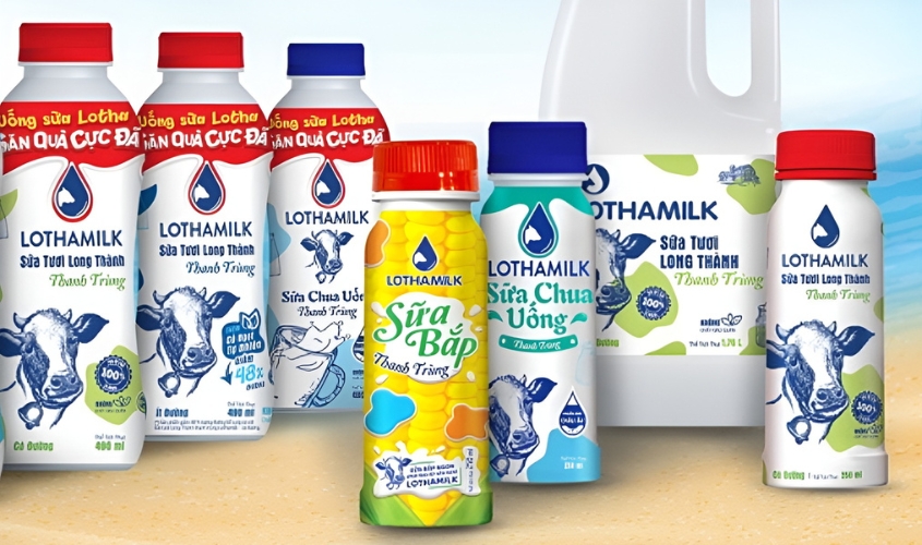 Lothamilk là sản phẩm của công ty Cổ phần Long Thành