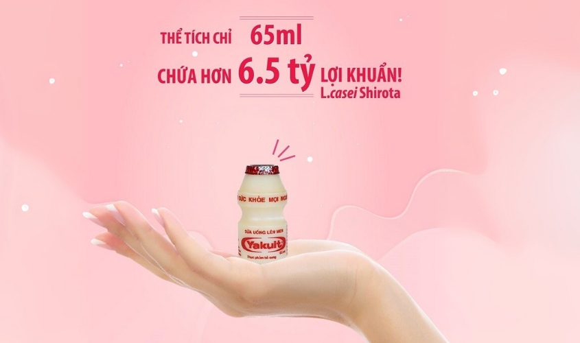 Sữa chua uống Yakult hỗ trợ cân bằng hệ vi sinh đường ruột