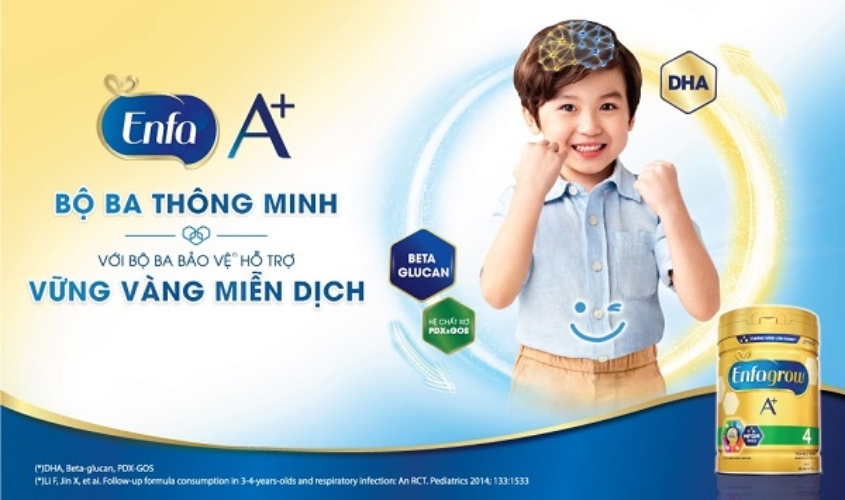 Sữa Enfa mang đến cho trẻ một hệ miễn dịch vững chắc