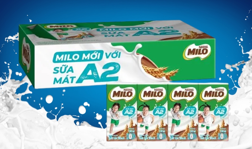 Sữa Milo A2 là sản phẩm thuộc tập đoàn Nestle