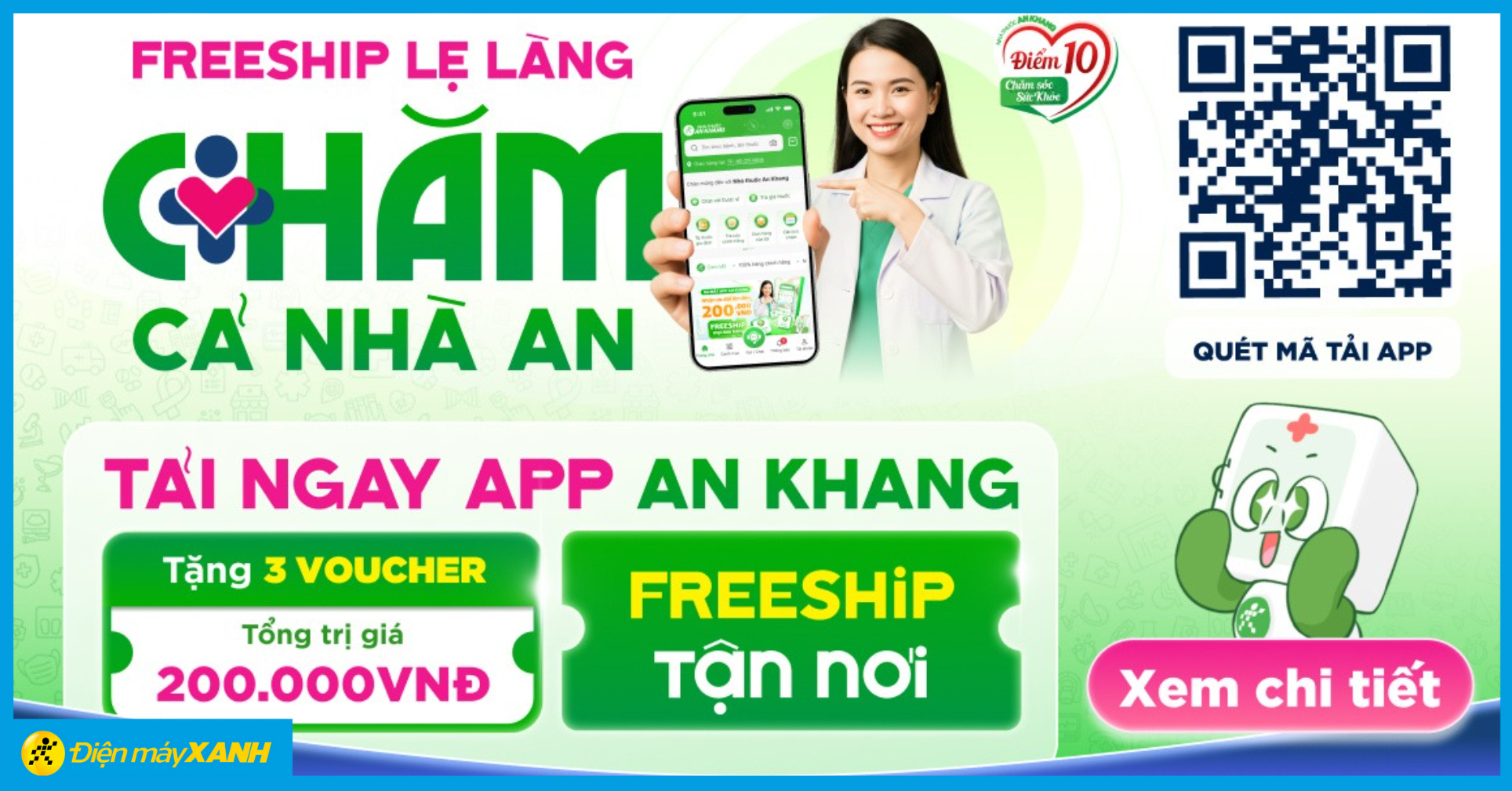TẢI APP AN KHANG - NHẬN NGAY ƯU Đ&Atilde;I: Voucher đến 200.000đ v&agrave; Freeship mọi đơn h&agrave;ng!