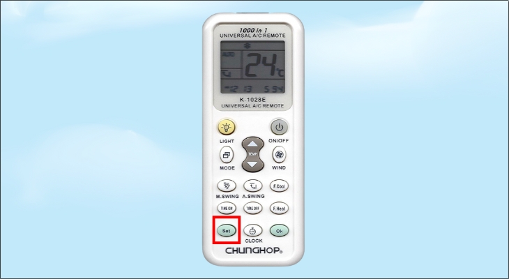 Nhấn và giữ phím 