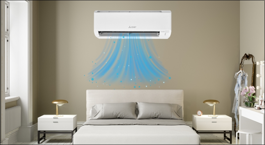 Tần số máy lạnh Mitsubishi nằm trong khoảng từ 551 đến 599