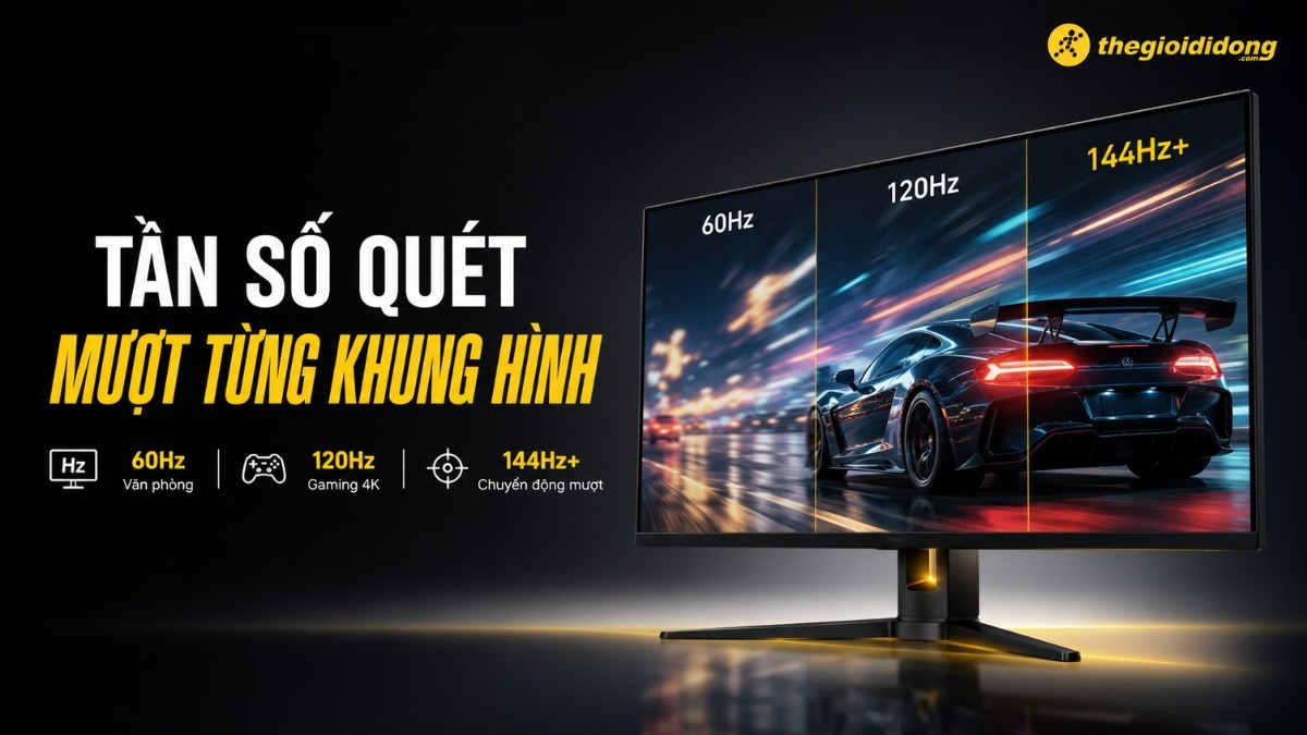 Các lựa chọn tần số quét màn hình 4K cho nhu cầu văn phòng và chơi game Các lựa chọn tần số quét màn hình 4K cho nhu cầu văn phòng và chơi game