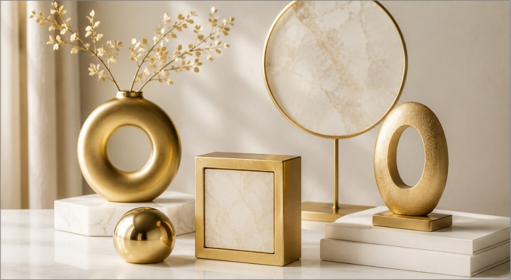 Người mệnh Kim nên ưu tiên các đồ vật decor có kiểu dáng bo tròn, hình vuông hoặc oval mềm mại