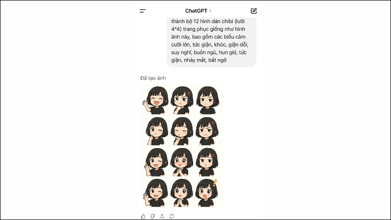 Ảnh chibi do Chat GPT tạo