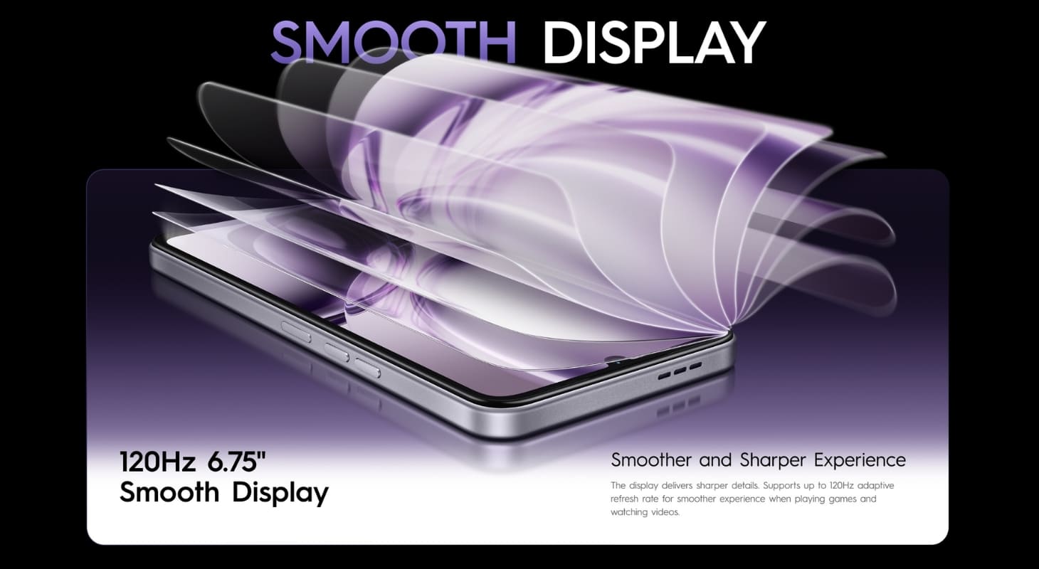 TECNO Spark Go 3 sở hữu màn hình 120Hz mượt mà TECNO Spark Go 3 sở hữu màn hình 120Hz mượt mà