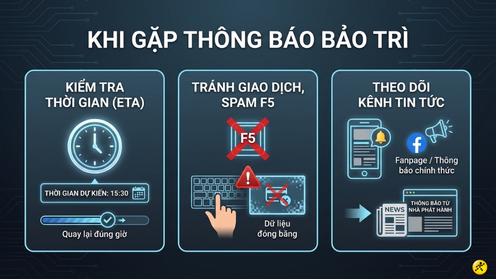 N&ecirc;n l&agrave;m g&igrave; khi thấy th&ocirc;ng b&aacute;o bảo tr&igrave;?