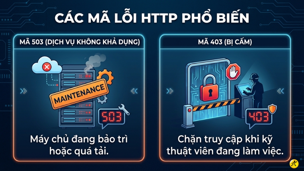 C&aacute;c m&atilde; lỗi HTTP li&ecirc;n quan
